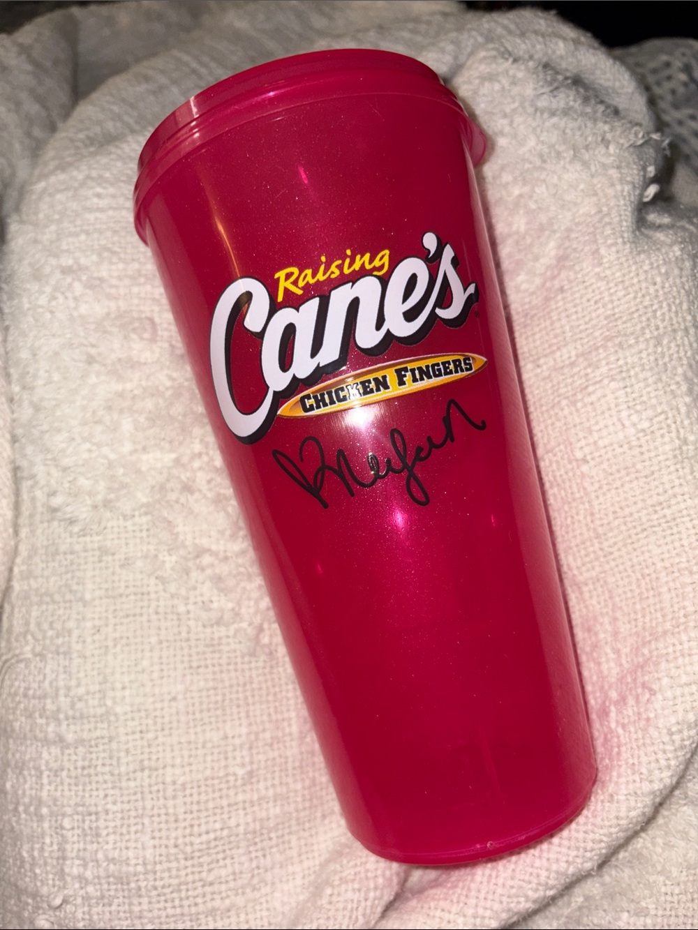 Cane’s Megan Maroney cup - new! Pink and sparkles 💖 limited edition